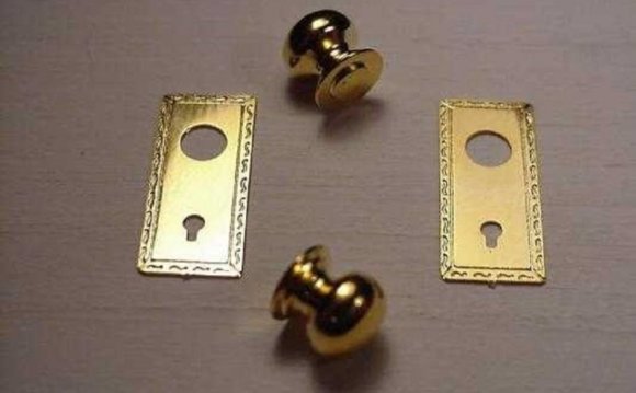 Dollhouse Miniature Door Knobs