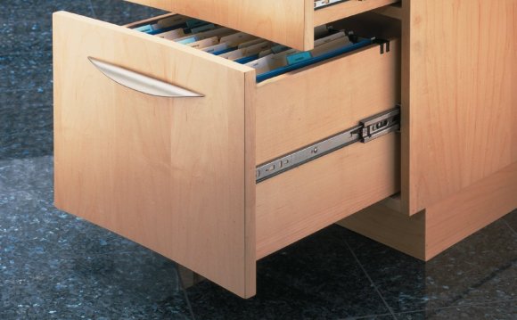 Cabinet drawer slides soft close