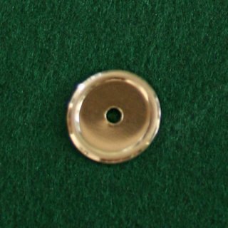 component 1028 - Brass Backplate for Drawer Knob