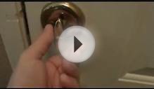 Door lever handle install tips