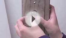 Installing Handleset in Door with Andersen Multipoint Lock