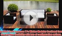 Outdoor Patio Wicker Furniture Sofa Sectional 7-Piece