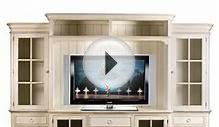Placid Cove Entertainment Wall Unit with Panel Glass Doors