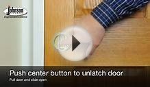 The Johnson Hardware® Pocket Door Lock